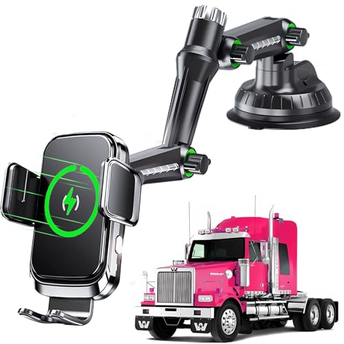 Wireless Car Charger Phone Mount Holder for Truck