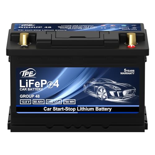 Car Start Stop Lithium Battery GROUP 48 12V 60AH Car Battery with 1100CCA