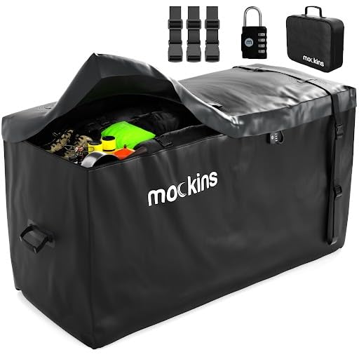 25 Cu Ft XL Heavy Duty Trailer Hitch Cargo Carrier Bag All (9.7101 Sq Ft)