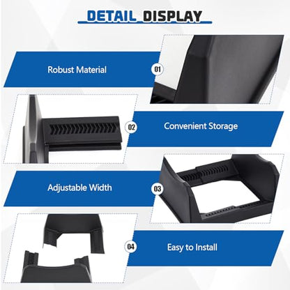 2 Pcs Car Tire Display Stand Wheel Display Rack Adjustable Width Rim Storage Wheel Rim Holder Tyre Stand Base Tire Tray Base for Exhibition Shop Garage Trade Show