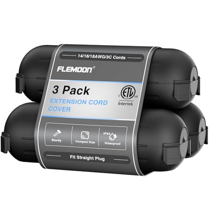 Outdoor Extension Cord Cover (3 Count)