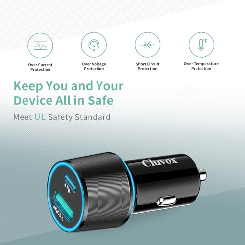 5 Pack 38W USB C Car Charger (5 Count)