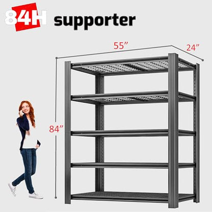 5 Tier Heavy Duty Garage Shelving