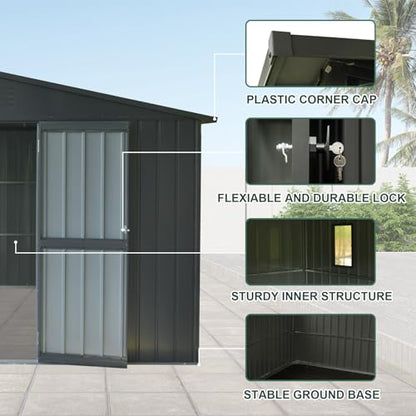 Domi Outdoor Storage Shed 11' x 9'