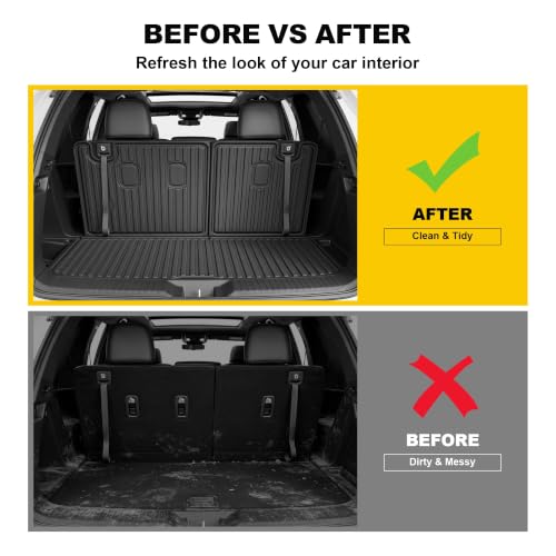 Cargo Mat & Backrest Mat Fit for Honda Pilot 2016