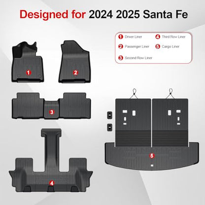 Floor Mats for Hyundai Santa Fe 2024