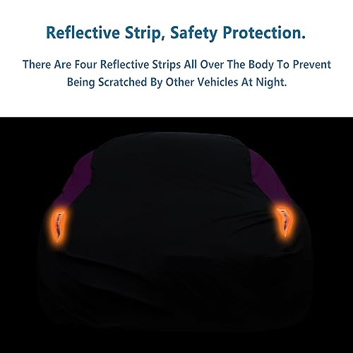 Waterproof Car Cover All Weather Snowproof UV Protection Windproof Outdoor Full car Cover