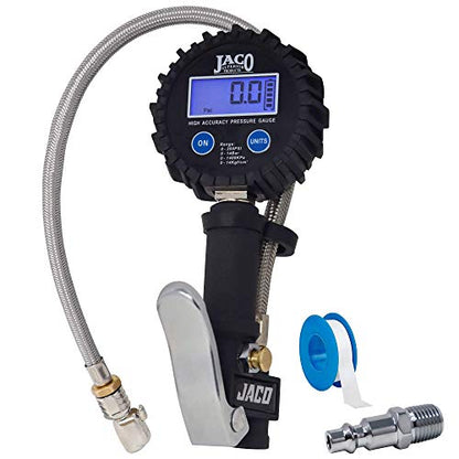 JACO FlowPro Digital Tire Inflator with Pressure Gauge