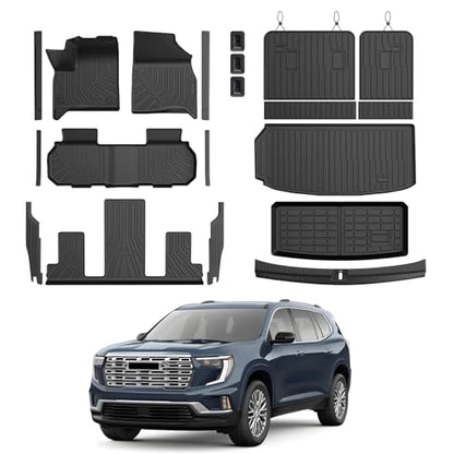 Floor Mats for Chevy Traverse & GMC Acadia 2024