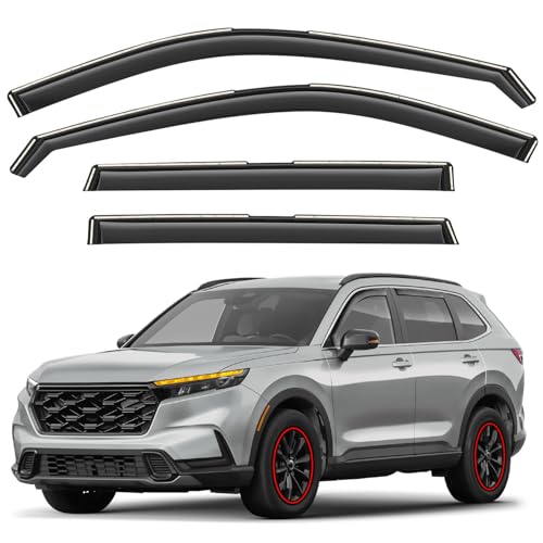 Window Deflectors Smoke Tinted in (4 Count)