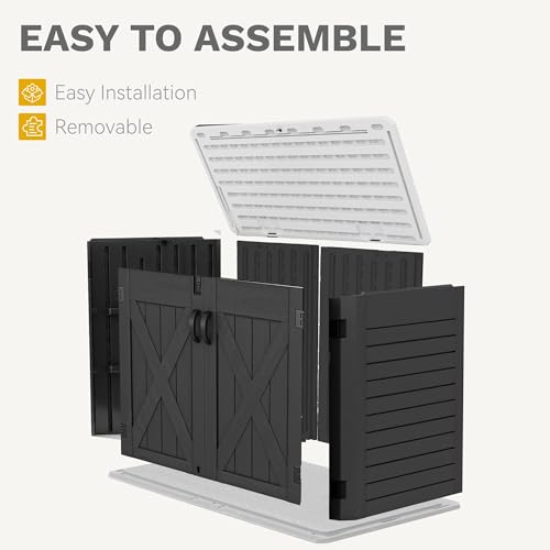 35 Cu Ft Storage Shed with Unique X