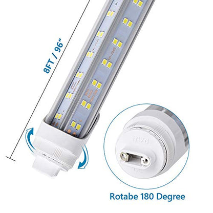 20 Pack 8FT R17D LED Light Bulbs (20 Count)