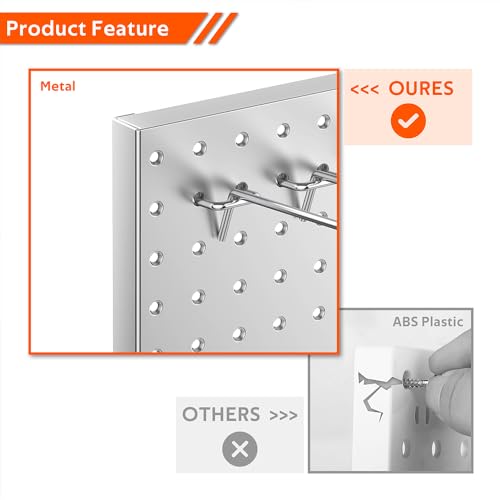 Metal Pegboard Wall Panels