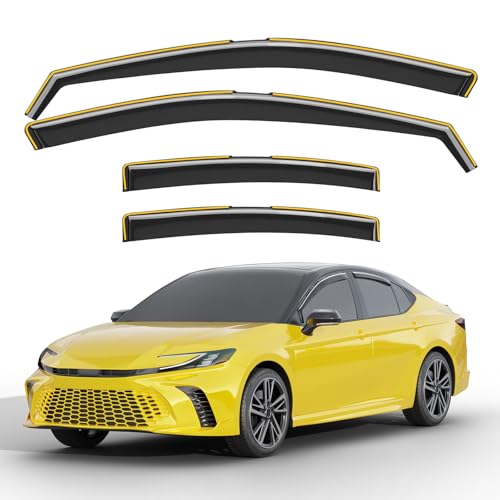in Channel Window Visors Rain Guards for Toyota Camry 2025 2026 (4 Count)