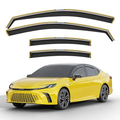 in Channel Window Visors Rain Guards for Toyota Camry 2025 2026 (4 Count)
