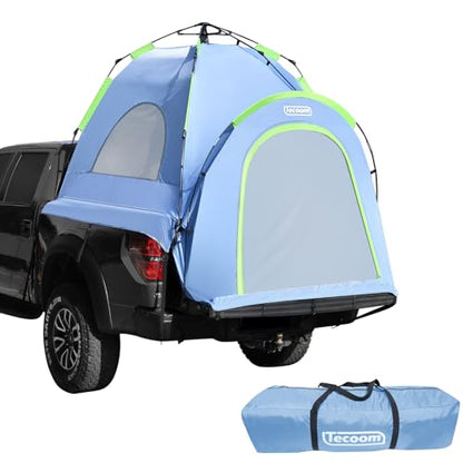 Upgraded Tecoom Pop Up Truck Tent Waterproof PU3000mm