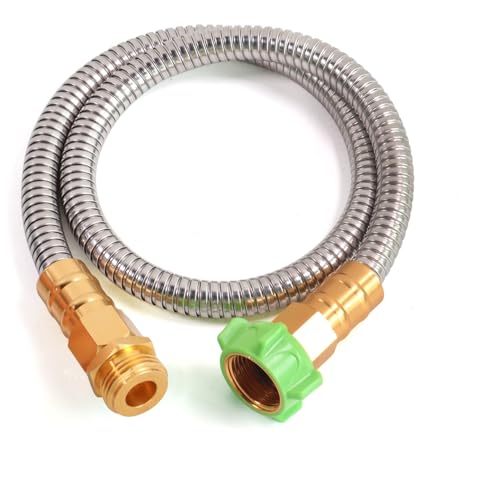 Metal Short Garden Hose 3 ft (3 Foot)