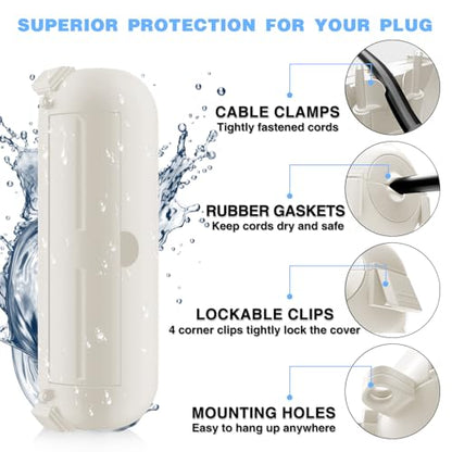 Outdoor Extension Cord Cover (3 Count)