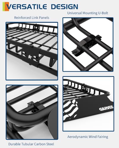 64 in x 39 in Universal Roof Rack Carrier Basket