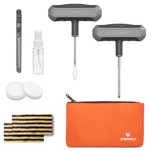 Flat Tire Repair Kit with Plugs 16 Pcs