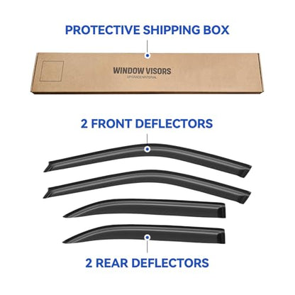 Window Visors Rain Guards for 1996