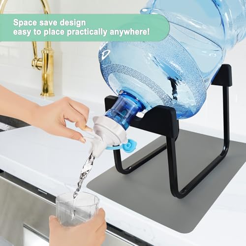 3 5 Gallon Water Jug Stand with 2 Dispenser Valves