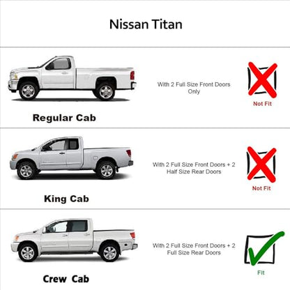 4pcs UV Protect Rain Guards for 2004 (4 Count)