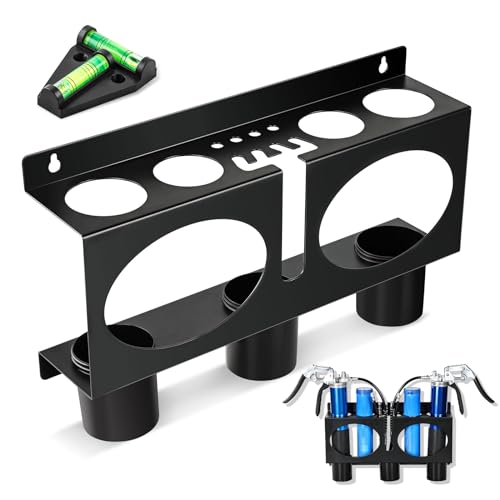 Grease Gun Holder Rack Wall Mount Tractor Compatible with 2 Grease Guns