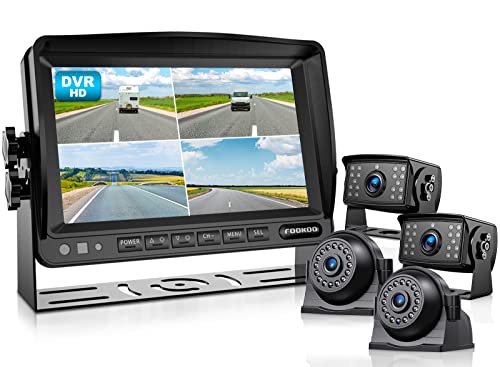 HD 1080P 7" Wired Backup Camera System