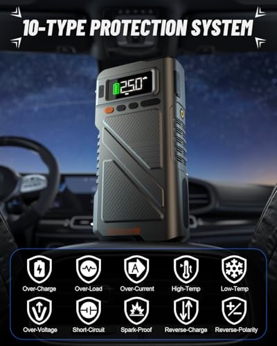 9000A Jump Starter with Air Compressor