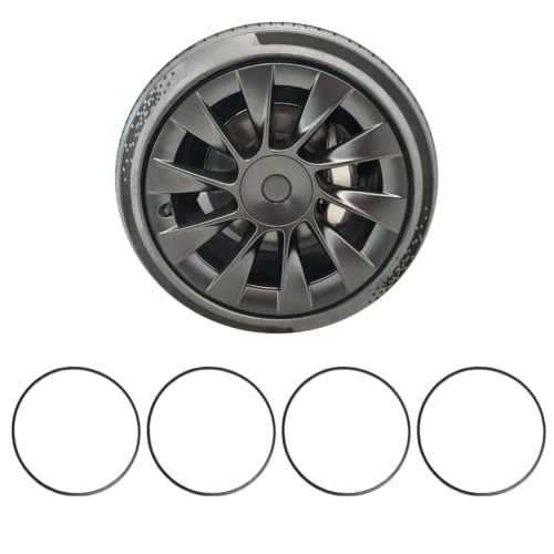 Automotive Alloy Wheel Rim Protector 20 Inch Alloy Rim Guards for Car Rims Compatible with Tesla Model 3 Model Y 20 Inch (4 Count)