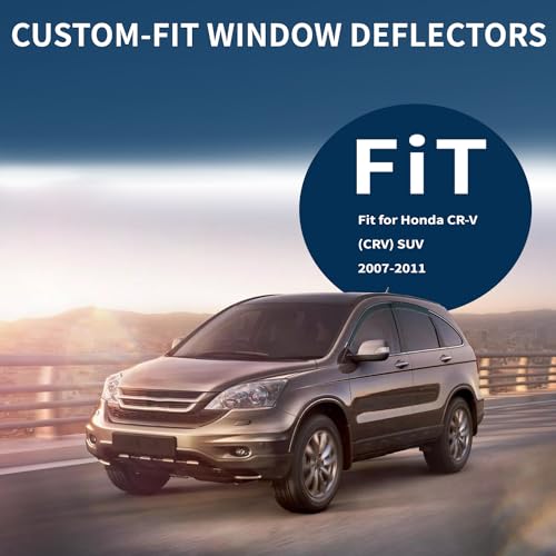 4PCS Rain Guards Window Visors Fits for 2007