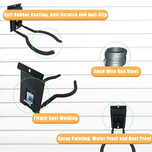 Adjustable Slatwall Hooks (4 Count)