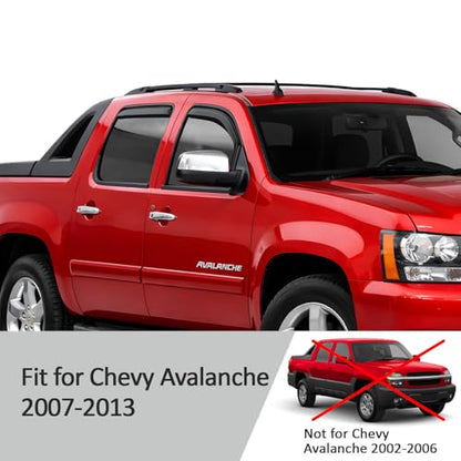in Channel Extra Durable Rain Guards for Chevrolet