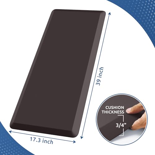 0.8" Thick Kitchen Mat Cushioned Anti Fatigue Rug Comfort Floor Mats