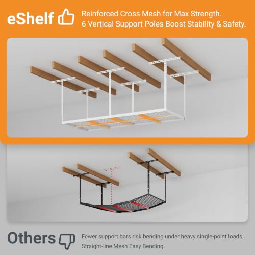3x8ft Overhead Ceiling Garage Storage Rack