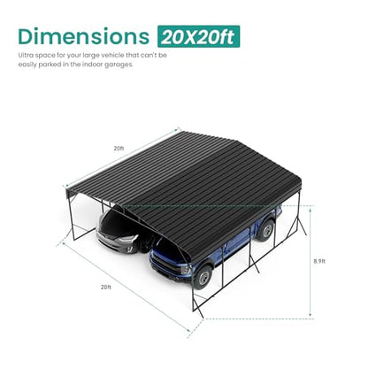 Reinforced Metal Carport