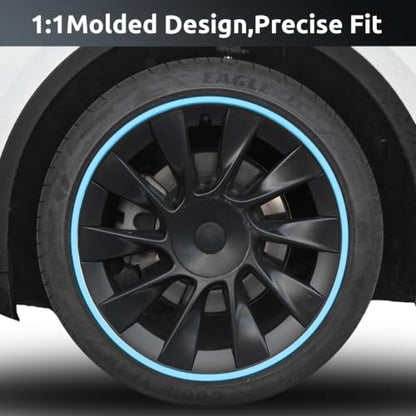 Wheel Rim Protector for Tesla Model Y 20 Inch Induction Wheels All (4 Count)