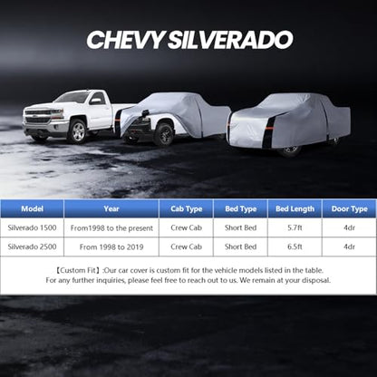 Multi Layer Chevy Silverado 1500 Truck Cover