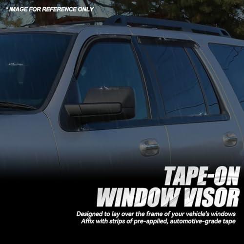 4PCS Tape On Window Visors for 1997 (4 Count)