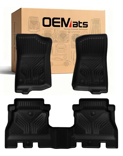 Premium Color TPE Floor Mats for Jeep Wrangler JL 2018