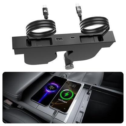 USB Hub for Tesla Model Y Juniper Accessories 2026 & Model 3 Highland 2025 Accessories