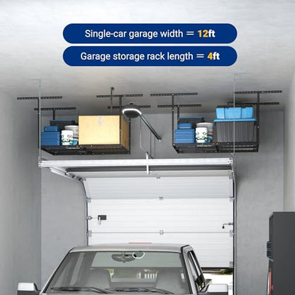 3x4ft Overhead Garage Storage Rack