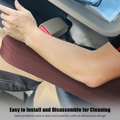 2PC Car Front Seat Armrest Covers