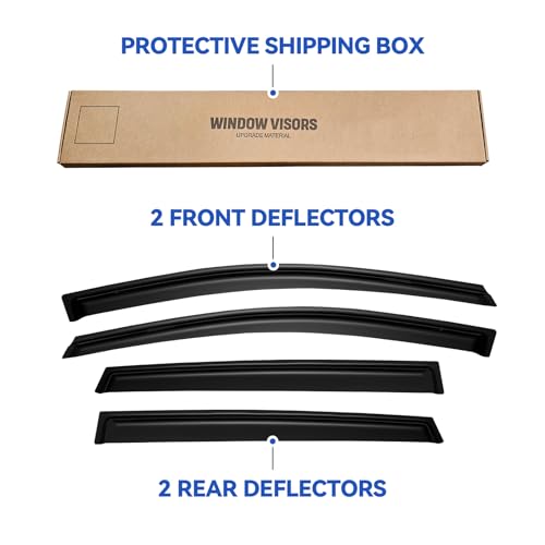 Window Visors Rain Guards for 2013 (4 Count)