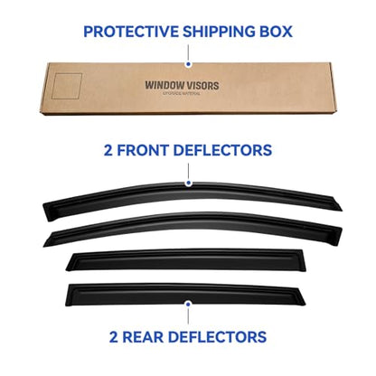 Window Visors Rain Guards for 2013 (4 Count)