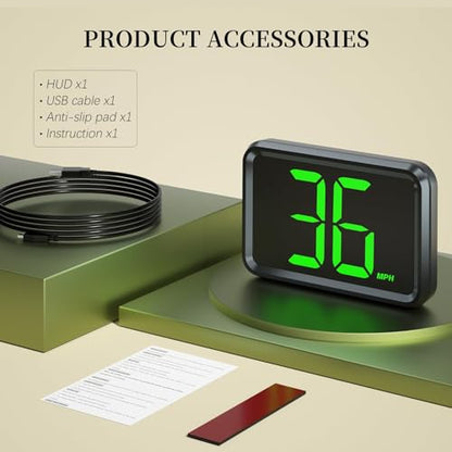 GPS Digital Speed Meter with MPH