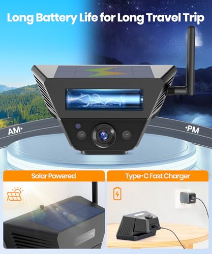 AUTO VOX Wireless Backup Camera Solar Magnetic