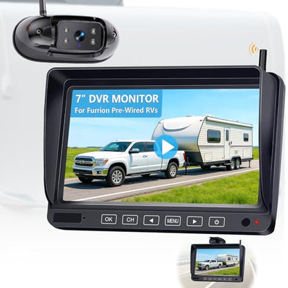 HD 1080P RV Backup Camera Wireless Easy Install