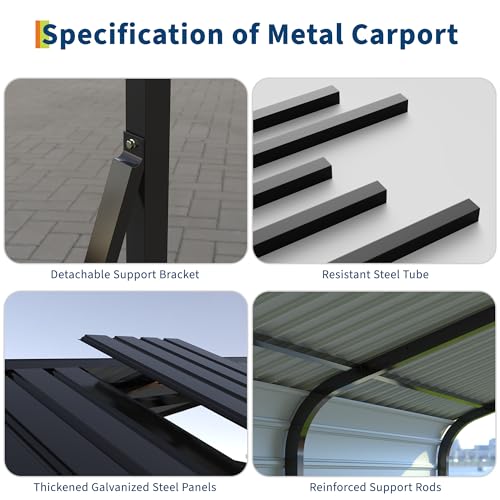 12x20 FT Metal Carport